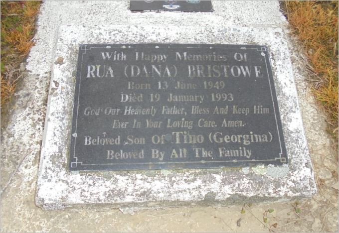 Bristowe, Rua (Dana) (Headstone)