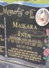 Inia, Makaira (Headstone)