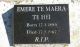 Te Hei, Emere Te Maera (Headstone)